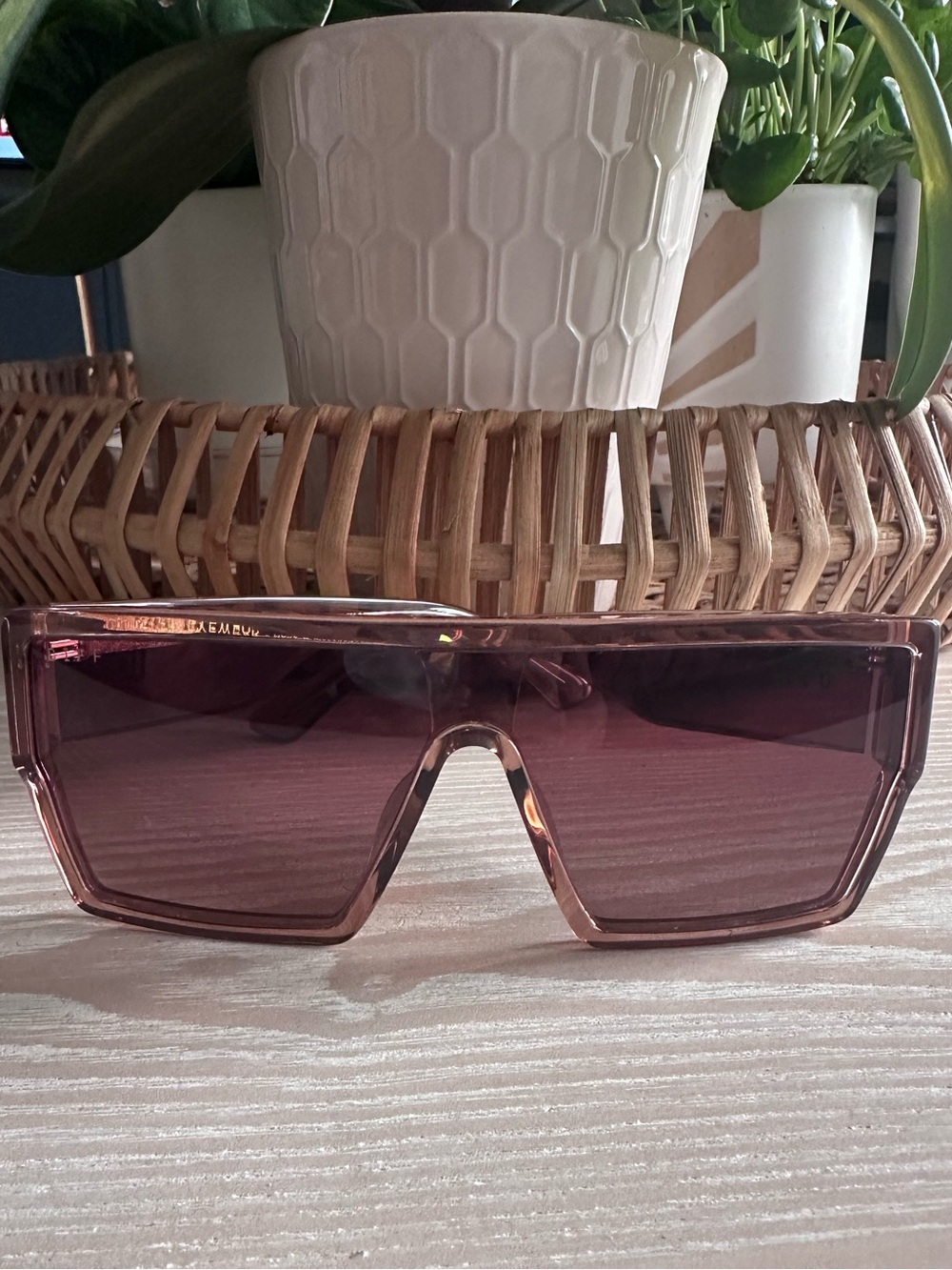 Diff Electra Cafe Ole gradient polarized shield-style sunglasses - Picture 4 of 6